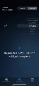 e: Spacetime Converter screenshot #3 for iPhone