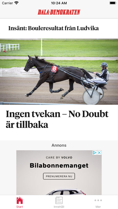 Dala-Demokraten Nyhetsapp Screenshot
