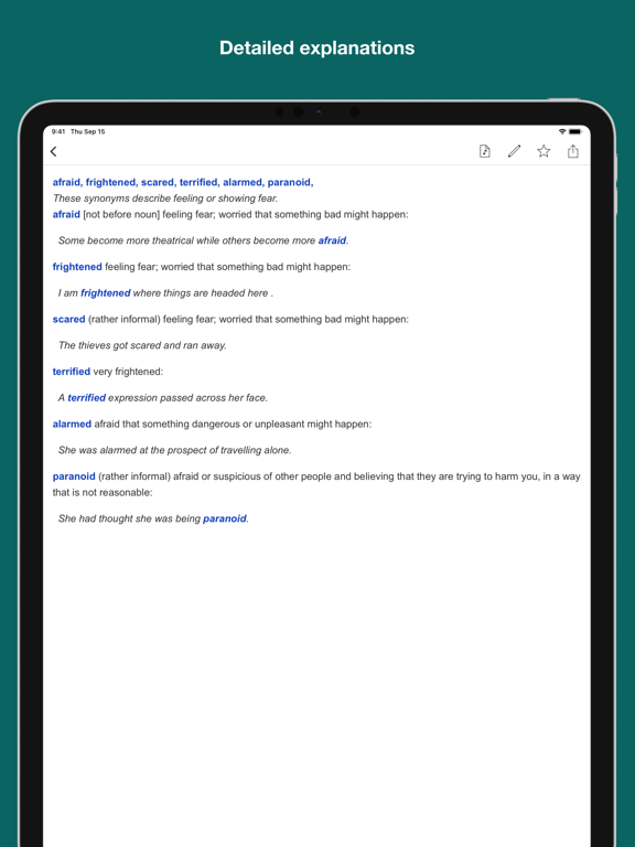 Screenshot #6 pour English Synonyms Explained