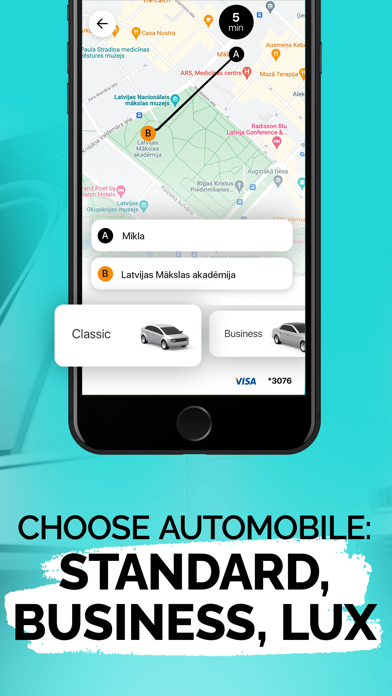 MOBI: Affordable Rides Riga Screenshot