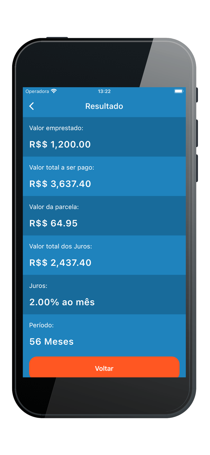 Calculador de Empréstimo