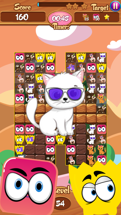 Monster Swipe Match3 Dogs Cats Screenshot