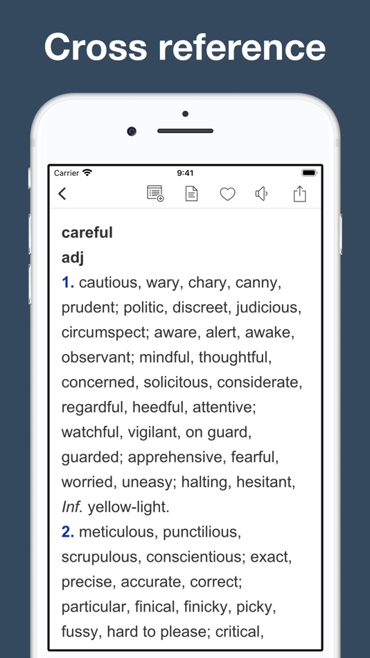 #5. English Synonym Finder (iOS) 由: Thanh Nguyen