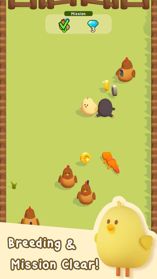 #3. Chick Farm 3D (iOS) 由: MondayOFF