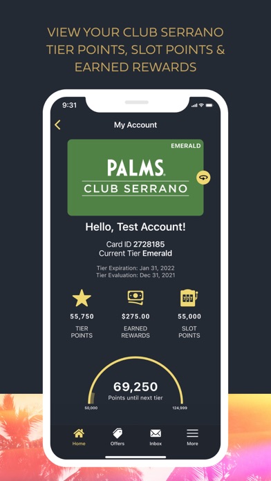 Palms Casino Screenshot