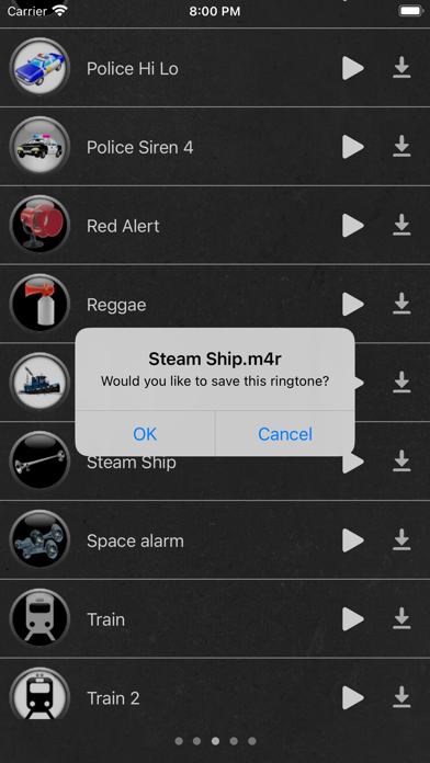 Horn and Siren Ringtones Screenshot