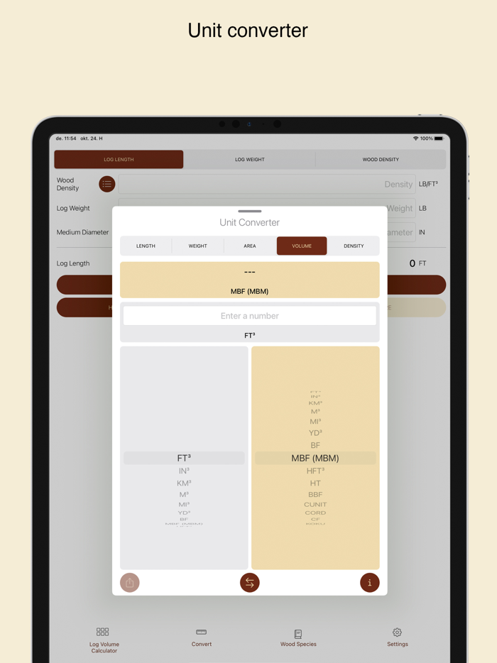 LogClimber - Wood Log Calc