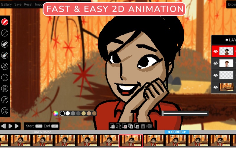 Screenshot #1 for Animation Sketchpad