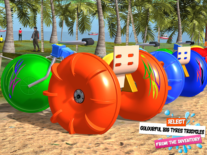 Water Surfer Beach Tricycle