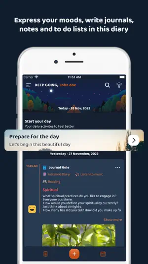 Think: Personal Diary, Journal screenshot 1