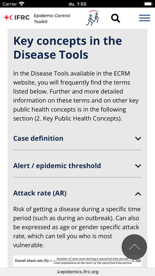 #7. Epidemic Control Toolkit (iOS) By: Federation Internationale des Societes de la Croix-Rouge et du Croissant Rouge