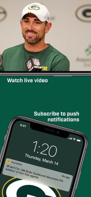 green bay packers watch live