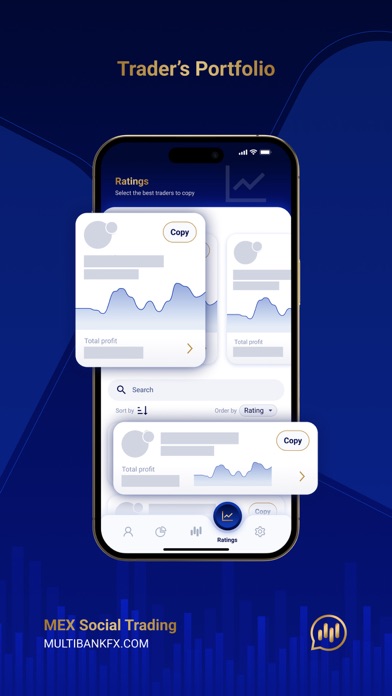 MEX Social Trading Platform Screenshot