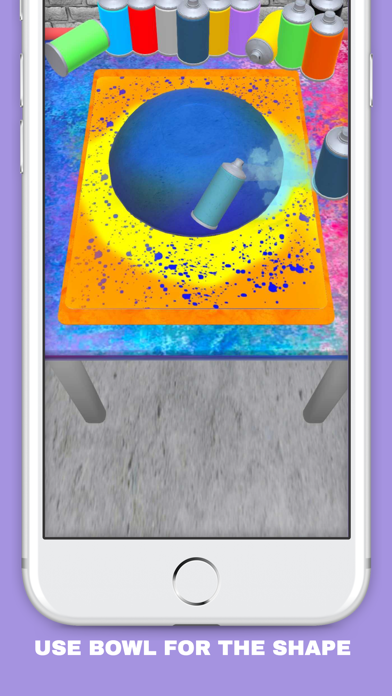 Galaxy Spray Art Screenshot