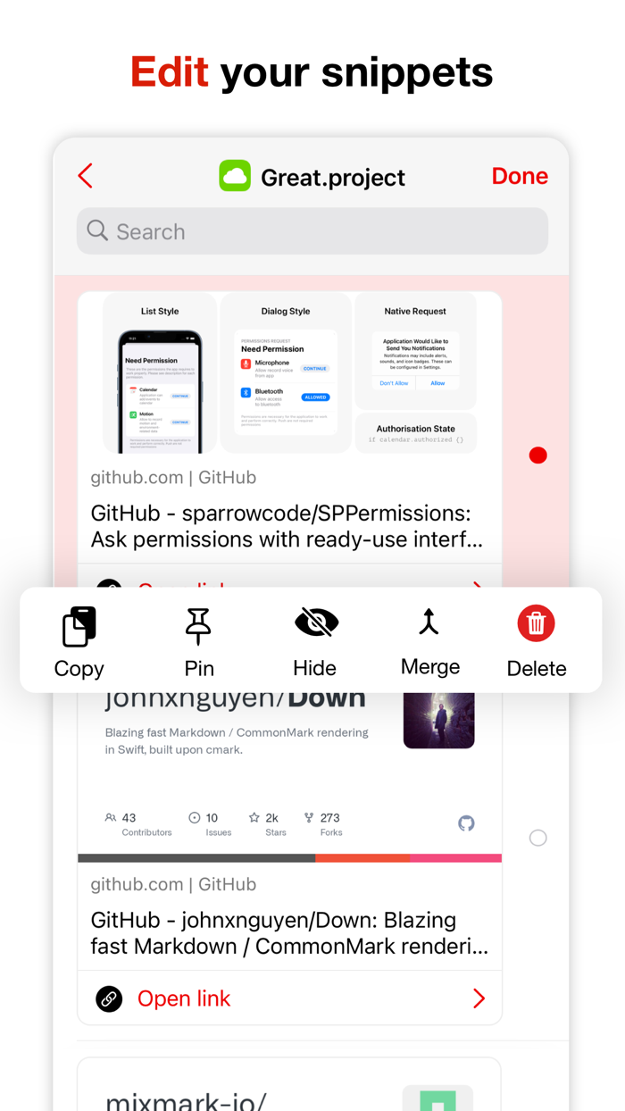FastClip - Snippets Editor
