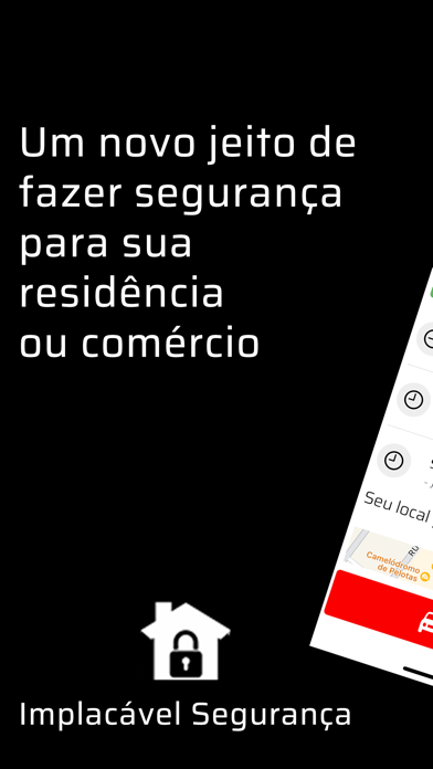 Implacável Segurança app screenshot