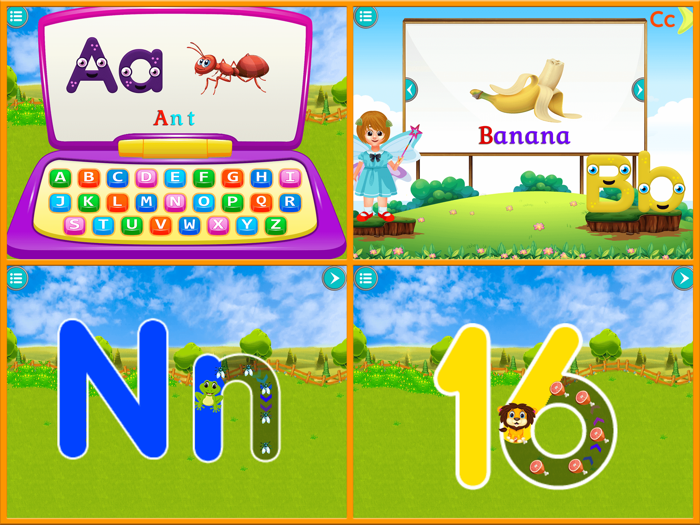 Baby Games Alphabet and Numbers