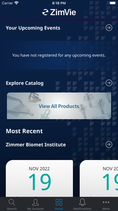 ZimVie Dental Education Screenshot