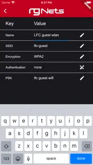 rxg wlan manager iphone screenshot 3