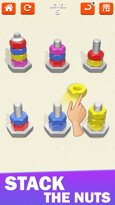 Screw & Nuts Jam: Sort Puzzle! Screenshot