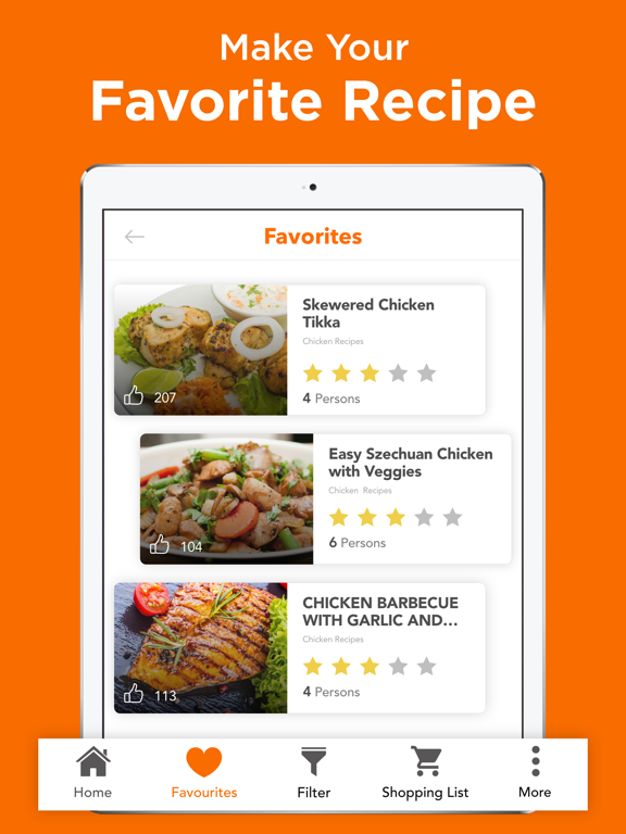 Healthy Recipes & Meal Planner iPad screenshot 4 - Lifestyle app