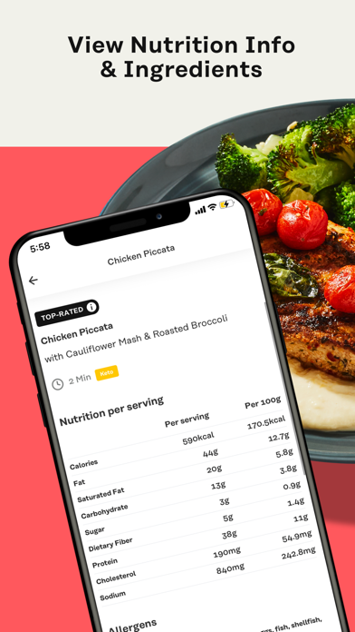 Factor_ Prepared Meal Delivery Screenshot