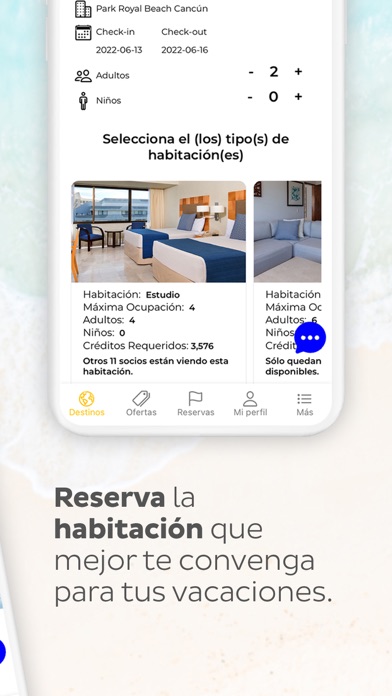 Royal Holiday Booking Screenshot