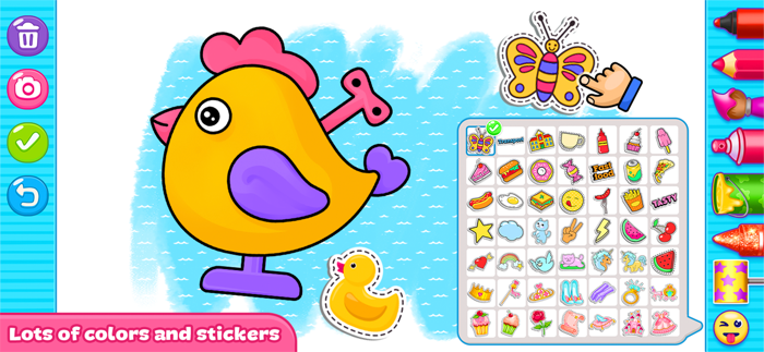 Glitter Coloring For Kids