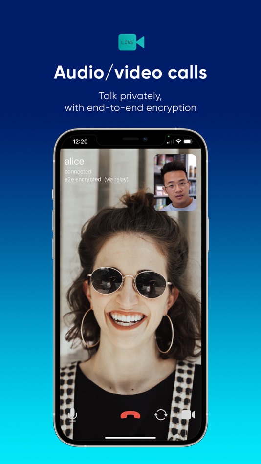 #6. SimpleX Chat: secure messenger (iOS) 게시자: SimpleX Chat