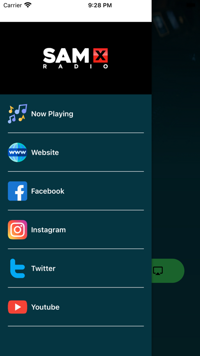 SamX Radio Screenshot