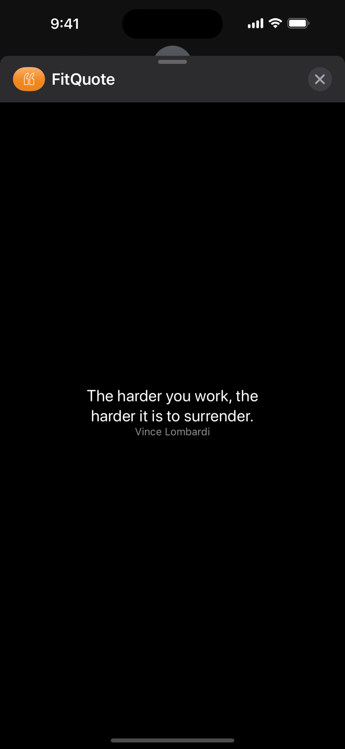 FitQuote — Motivation Quotes