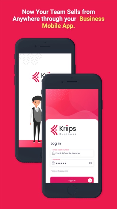 Screenshot 1 of Kriips Business App