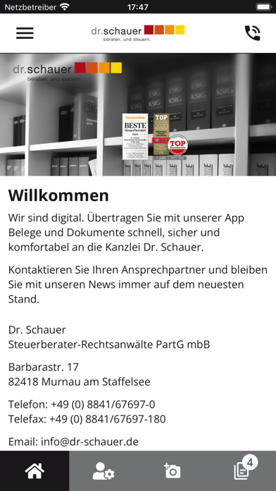 Screenshot #1 pour Dr.Schauer beraten und steuern
