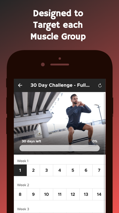 Resistance Band Workout Plan Screenshot