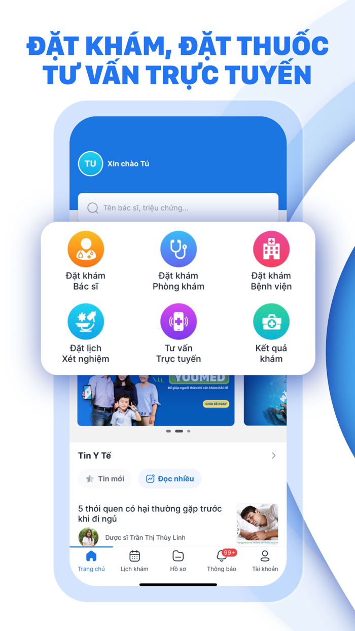 YouMed - Ứng dụng đặt khám