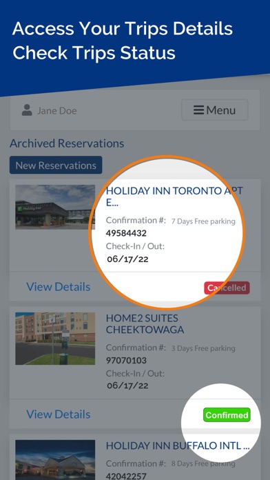 Park Sleep Hotels Screenshot