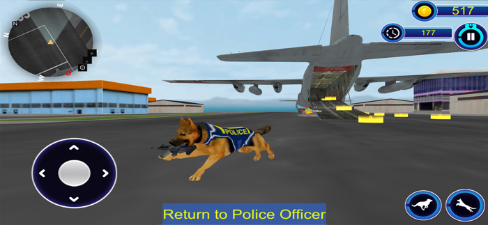 US Police Dog Crime Chase 3D