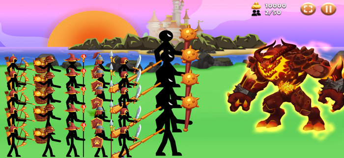 Clash of Stickman  Royale War