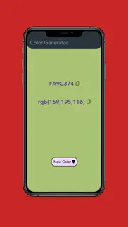 color generator (hex + rgb) iphone screenshot 3