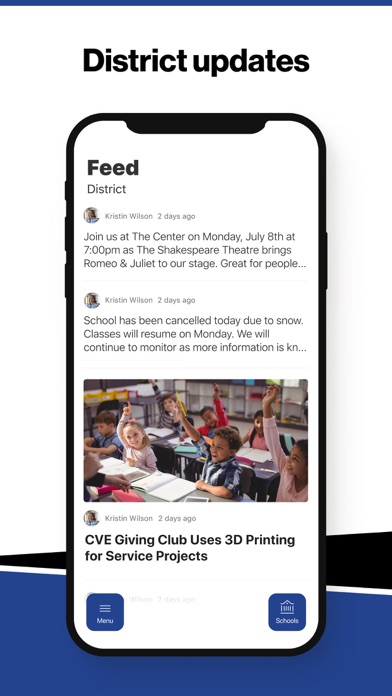 Kelso School District, WA Screenshot
