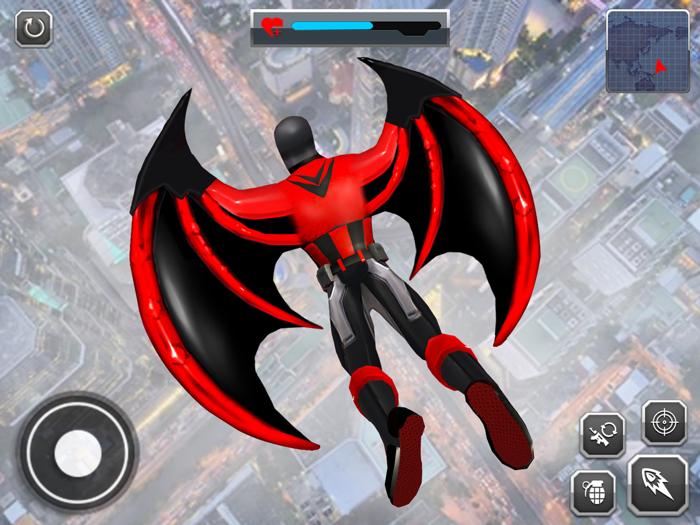 Flying Bat Robot Car Games