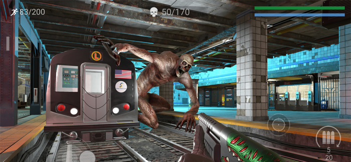 Zombie Attack Shooting Game 3D