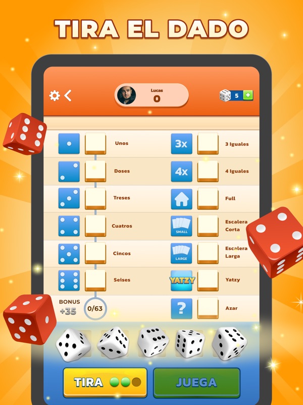 Yatzy - Clásico juego de dados screenshot 7