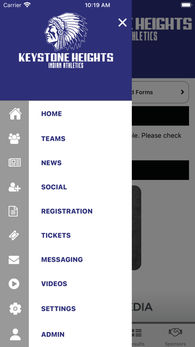 Keystone Heights Athletics Screenshot