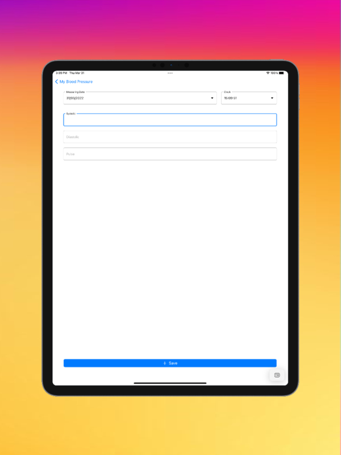 My Blood Pressure Tracker