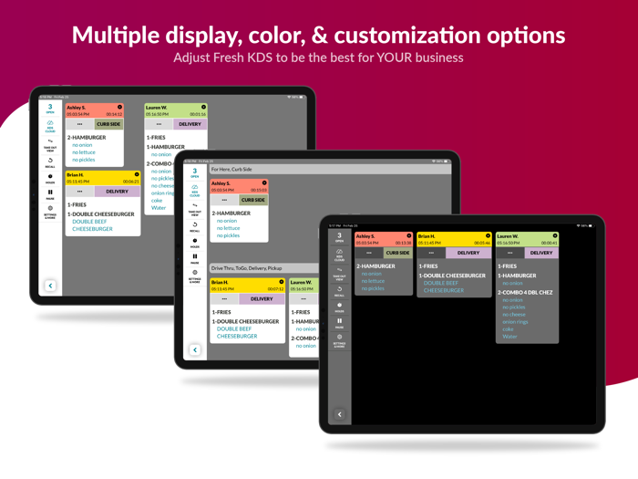 Fresh KDS  1 Kitchen Display