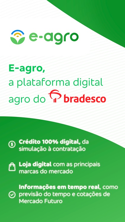 E-agro: Crédito e Marketplace
