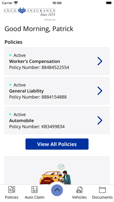 Anco Insurance Online screenshot 2