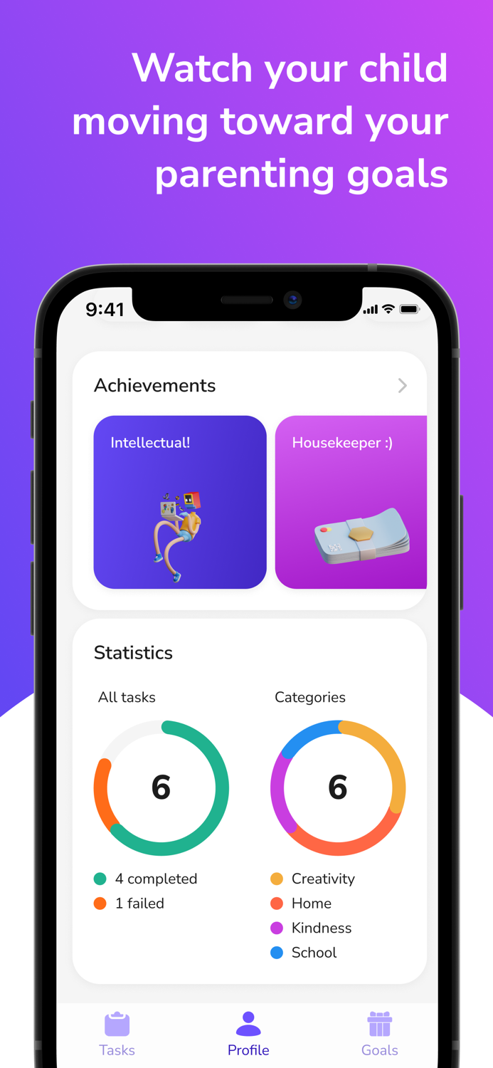 Levelty Kids chores organizer