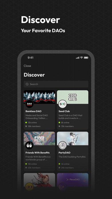 Opencord: Web3 Social Platform Screenshot